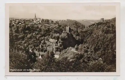 5562 MANDERSCHEID mit beiden Burgen, 1952