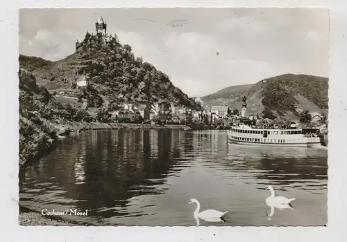 5590 COCHEM,  Blick über die Mosel, KD - Dampfer