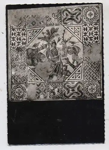 F 13200 ARLES, Musee Lapidaire d'Art Paien, Mosaique d'Orphee