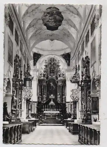 A 5000 SALZBURG, Stiftskirche St. Peter, Innenansicht, 1959