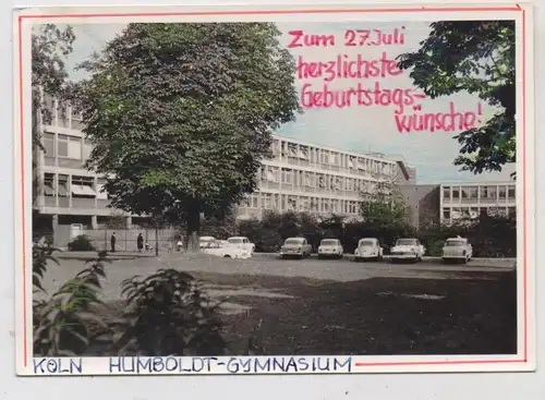 5000 KÖLN, Humboldt - Gymnasium, FORD, OPEL, VW - Käfer, SIMCA, 1967