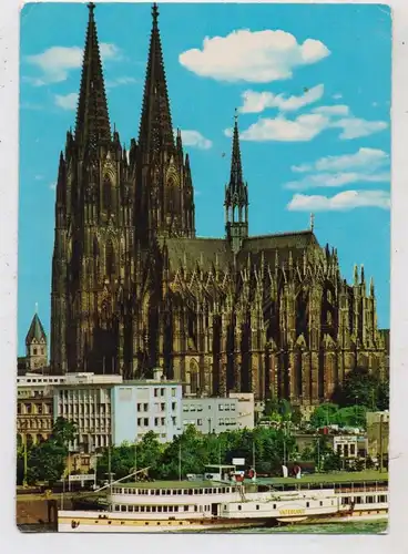 BINNENSCHIFFE - RHEIN, Köln-Düsseldorfer "VATERLAND" am Kölner Anleger