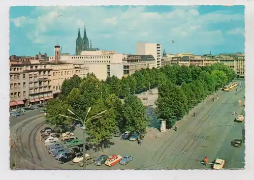 5000 KÖLN, Neumarkt, Hahnenstrasse, Oldtimer, ungewöhnliche Strassenbeleuchtung