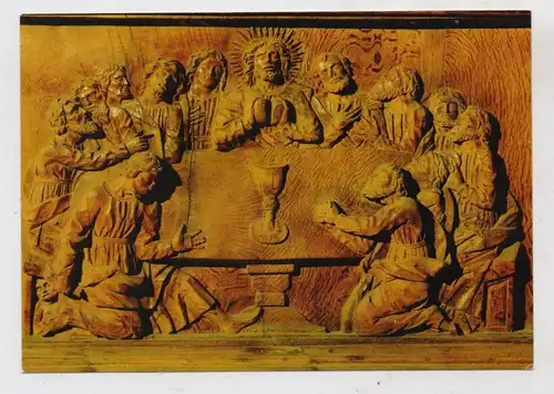 5024 PULHEIM - BRAUWEILER, Abteikirche, St. Nikolaus, Letztes Abendmahl