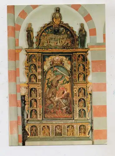 5024 PULHEIM - BRAUWEILER, Abteikirche, St. Nikolaus, Michaelsaltar