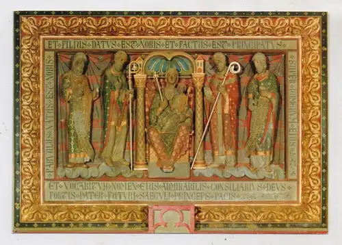 5024 PULHEIM - BRAUWEILER, Abteikirche, St. Nikolaus, Marienretabel