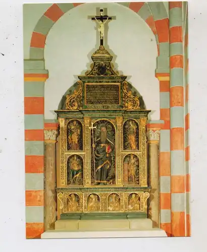 5024 PULHEIM - BRAUWEILER, Abteikirche, St. Nikolaus, Antoniusaltar