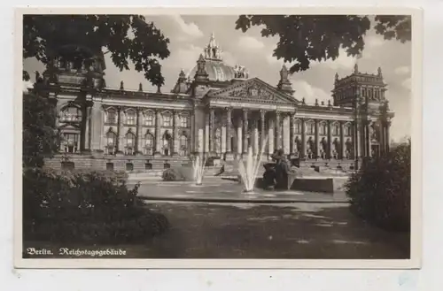 1000 BERLIN - TIERGARTEN, Reichstagsgebäude, 1938