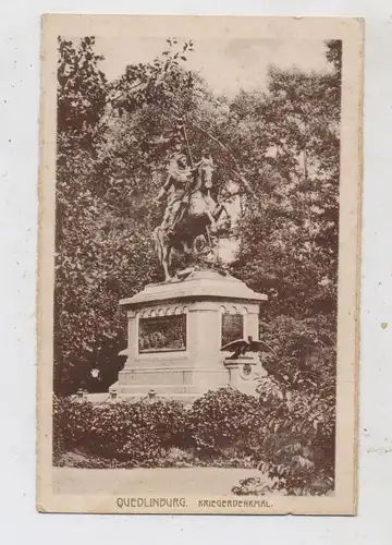 0-4300 QUEDLINBURG, Kriegerdenkmal