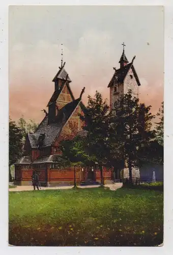 NIEDER - SCHLESIEN - KRUMMHÜBEL / KARPACZ, Kirche Wang, Verlag Leipelt - Leipzig