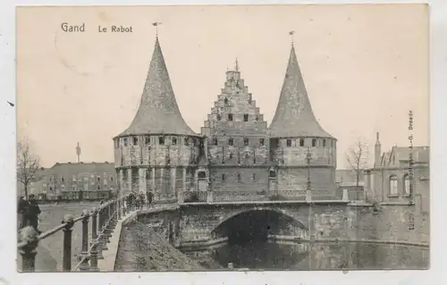 B 9000 GENT, Rabot, Eisenbahn,, Verlag Hoffmann - Dresden, animiert, 1908