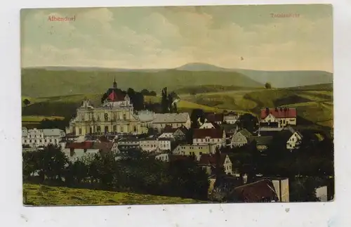 NIEDER - SCHLESIEN - ALBENDORF / WAMBIERZYCE (Glatz), Gesamtansicht 1911, Verlag Sponer - Neisse
