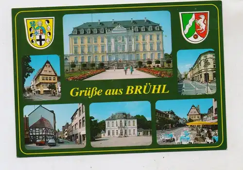 5040 BRÜHL, Mehrbild - AK, Stadtwappen