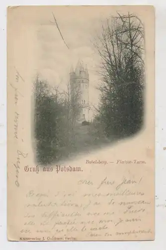 0-1500 POTSDAM - BABELSBERG, Flatow - Turm, 1901