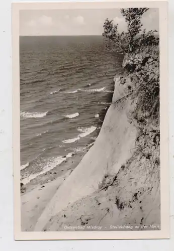 POMMERN - MISDROY / MIEDZYZDROJE, Steilabhang an der Huck