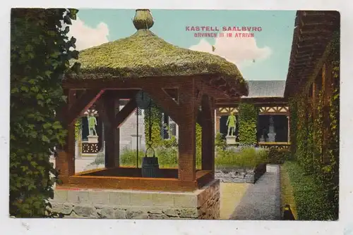 6380 BAD HOMBURG, Saalburg, Brunnen III im Atrium, Trenkler, 1908