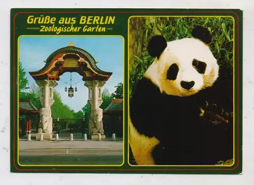 1000 BERLIN - TIERGARTEN, ZOO, Panda, Haupteingang