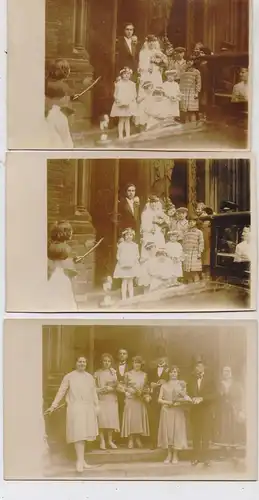 HOCHZEIT / Wedding / Mariage / Bruiloft / Nozze / Boda, 3 Photos in AK-Grösse, Photograph Leendertz Köln - Mülheim