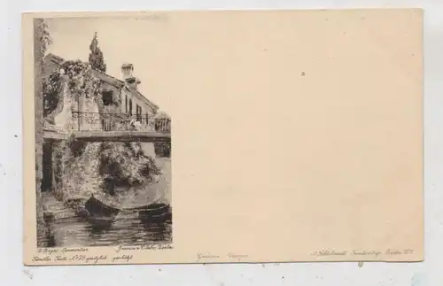 I 30100  VENEZIA / VENEDIG - GIUDECCA, Künstler-Karte Luise Begas - Parmentier