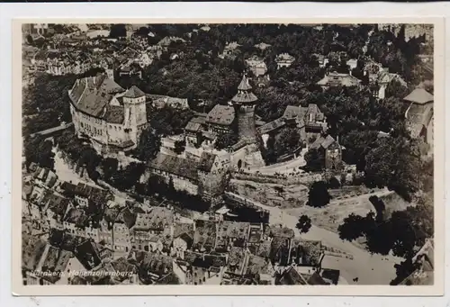 8500 NÜRNBERG, Hohenzollernburg, Luftaufnahme, 1941