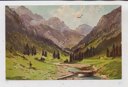 8980 OBERSTDORF, Oytal, Künstler - Karte Müller
