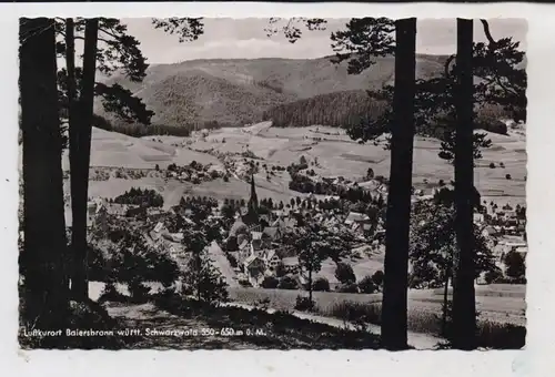 7292 BAIERSBRONN, Blick auf den Ort, 1953