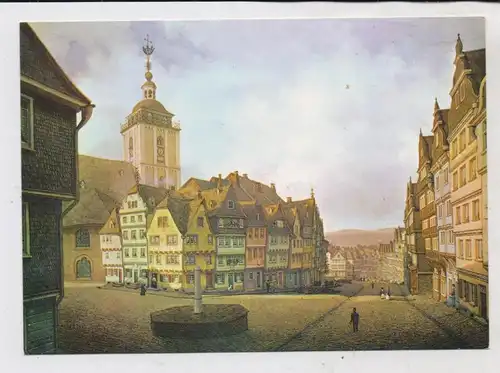 5900 SIEGEN, Blick auf den Klubb von der Marburger Strasse um 1918, nach Aquarell von Wilhelm Scheiner