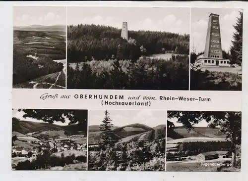5942 KIRCHHUNDEM - OBERHUNDEM, Mehrbild-AK, 1968