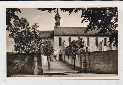 8780 GEMÜNDEN - SCHÖNAU, Aufgang zur Kirche, 1960