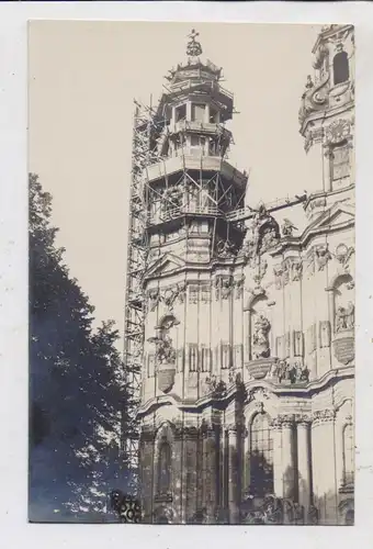 NIEDER - SCHLESIEN - GRÜSSAU / KRZESZOW (Landeshut), Renovierungsarbeiten, Photo-AK