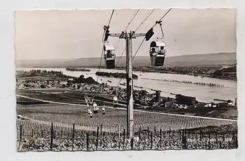 6220 RÜDESHEIM, Personenseilbahn, 50er Jahre