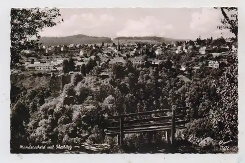 5562 MANDERSCHEID, Ortsansicht mit Oberburg, 1965