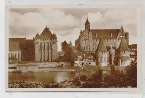 WESTPREUSSEN - MARIENBURG / MALBORK, Haupthaus des Deutschen Ritterordens, Westseite, Verlag Frisch - Berlin