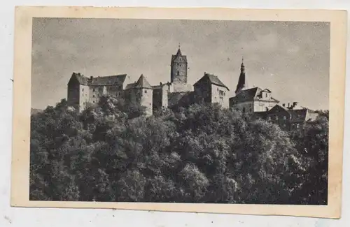 BÖHMEN & MÄHREN -  ELBOGEN / LOKET, Burg Elbogen, Nachkriegskarte 1951