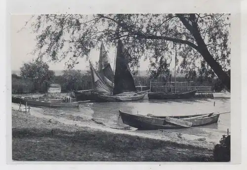 OSTPREUSSEN - NARMELN / NORMELN / POLSK, Fischerhafen am Frischen Haff, Nachkriegskarte