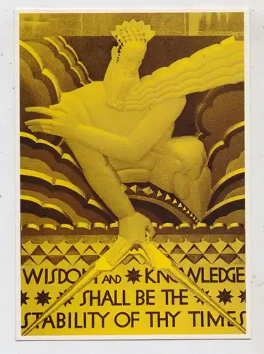 USA - NEW YORK CITY - MANHATTAN, Rockefeller Center, Relief Hauptportal RCA Building