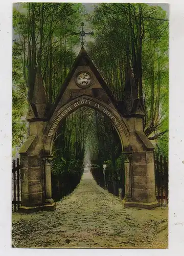 NIEDER - SCHLESIEN - GNADENFREI / OBER-PEILAU / PILAWA GORNA, Gottesacker - Friedhof, Eingang