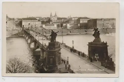 CZ 110 00 PRAHA  / PRAG, Palaekyho most, 1930