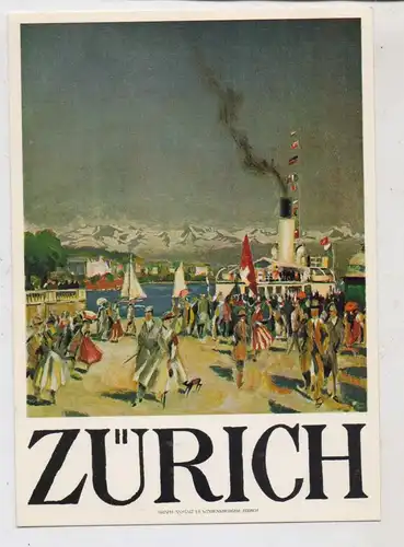 CH 8000 ZÜRICH ZH, Plakat fürden Verkehrsverein Otto Baumberger, Kunstgewerbemuseum