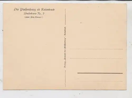 8650 KULMBACH,  Die Plassenburg, Werbekarte # 7