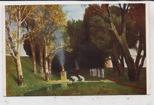 KÜNSTLER - ARTIST - ARNOLD BÖCKLIN - "Heilieger Hain", Verlag Lenz & Rudolff - Riga # 200