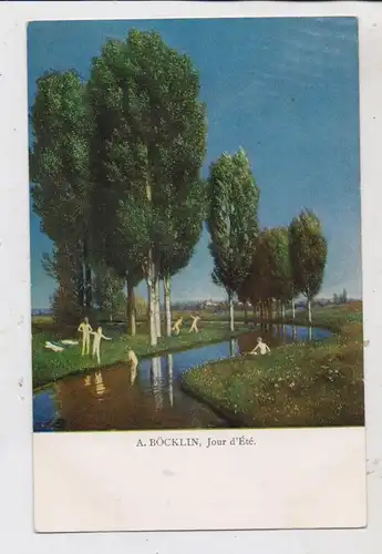 KÜNSTLER - ARTIST - ARNOLD BÖCKLIN - "Jour d'Ete", Verlag Lenz & Rudolff - Riga # 44