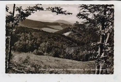 5948 SCHMALLENBERG - OBERKIRCHEN, Blick zum Wilzenberg, 1959