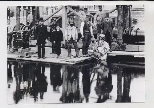 BERUFE - DIVING with Helmet, Werbekarte David Dekker Haunwert - NL