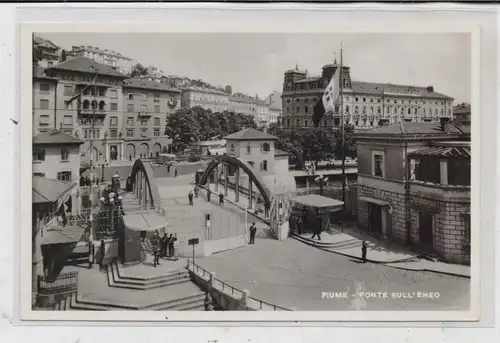 HR 51000 RIJEKA / FIUME, Ponte sull 'eneo, Grenze Italien