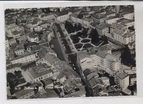 I 32100 BELLUNO, Piazza Martiri, Luftaufnahme