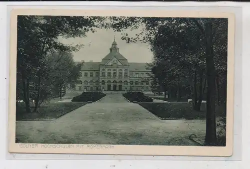 5000 KÖLN, Hochschulen am Römerpark, 1916