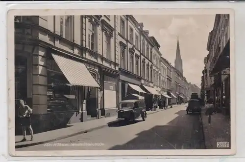 5000 KÖLN - MÜLHEIM, Windmühlenstrasse, MATADOR Dreiradtransporter,