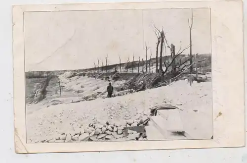 F 62000 ARRAS, 1.Weltkrieg, Strasse Arras - Lens, Befestigungen, deutsche Feldpost INOR - Lazarett, 1918