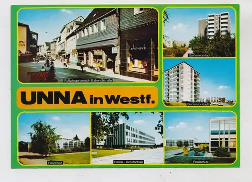 4750 UNNA, Mehrbild - AK